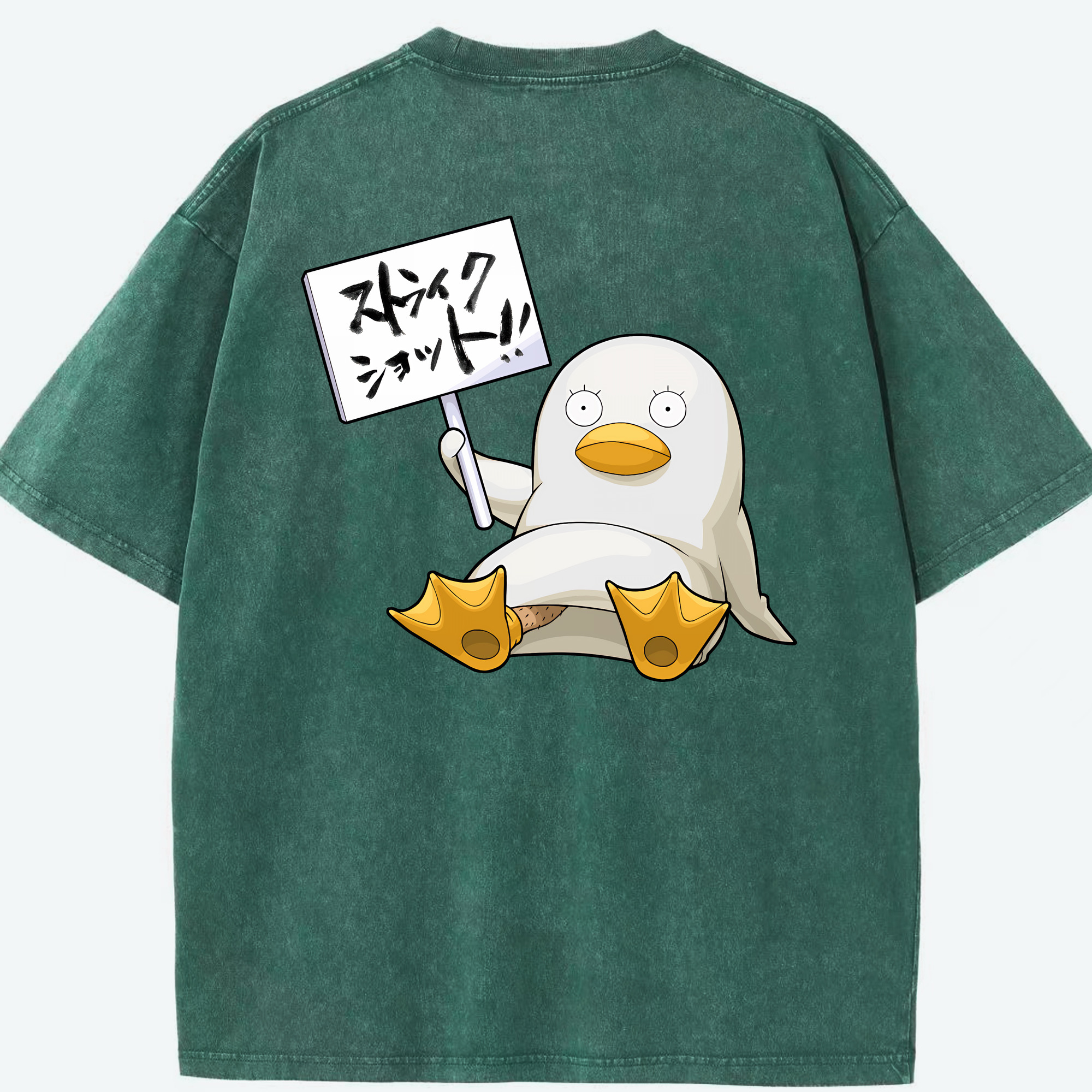 （画像用） ぎんたま 坂田銀時（さかたぎんとき） 神楽 志村新八（しむら しんぱち） GINTAMA Sakata Gintoki Kagura Shimura Shinpachi 綿100% ヴィンテージ風 半袖Tシャツ（背面プリント）